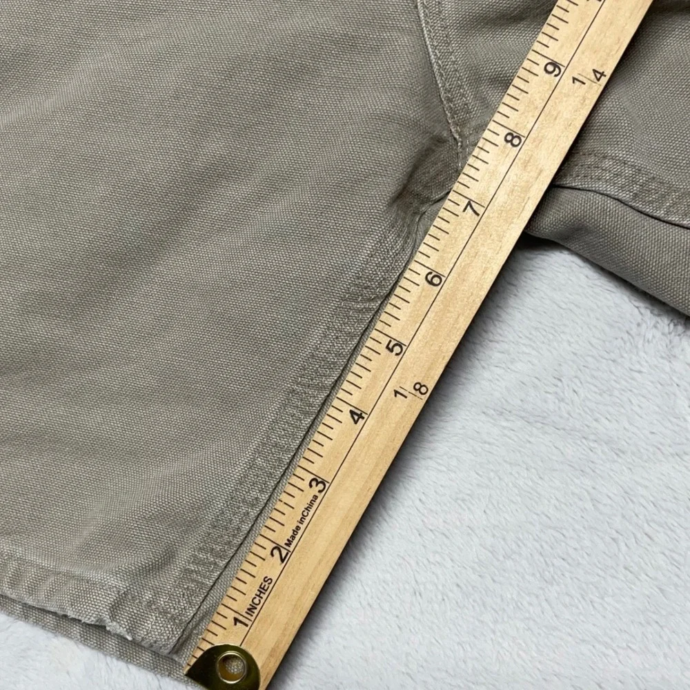Carhartt B25 DES Canvas Work Shorts Mens 48 Tan Original Fit Utility Carpenter